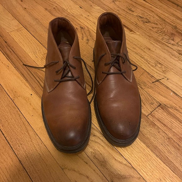 Johnston & Murphy sheepskin desert boots - Picture 1 of 4